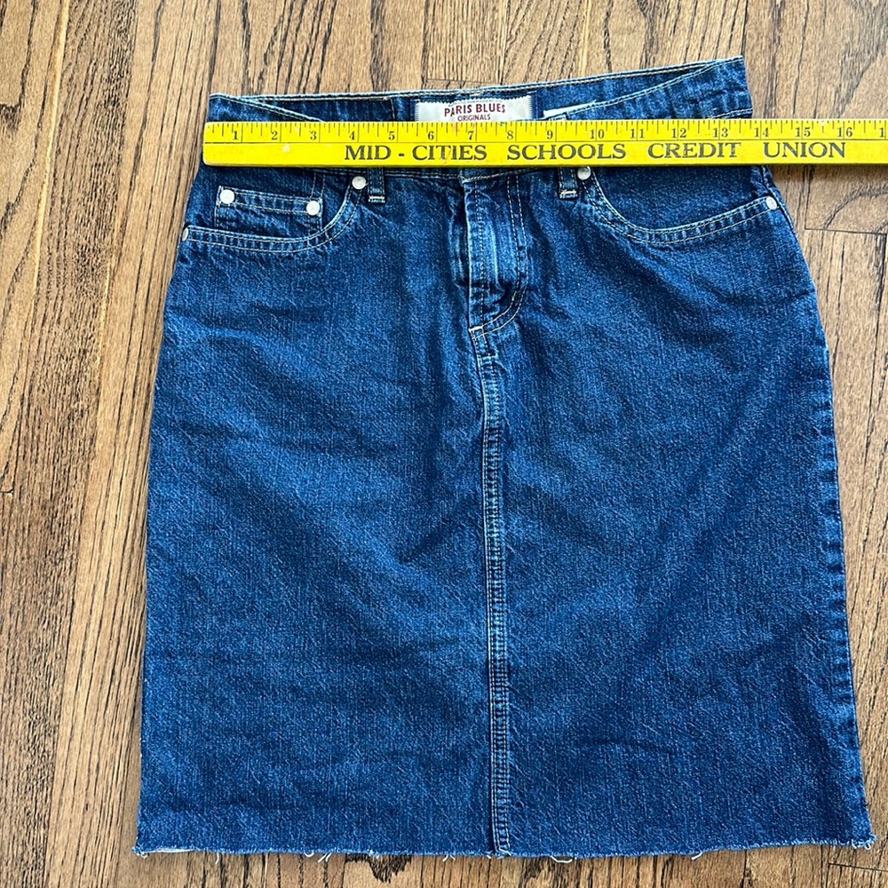 Vintage Paris Blues denim skirt